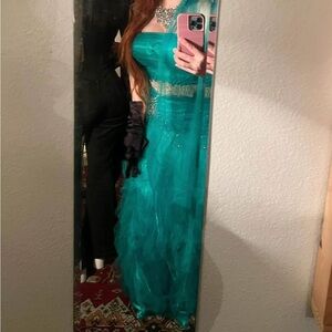 Cinderella Divine Teal Gown